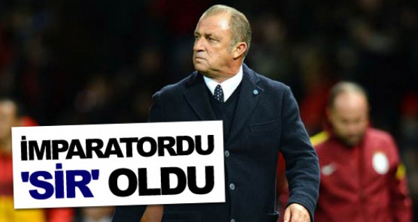 Terim Sir oldu!